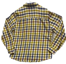 Load image into Gallery viewer, Marmot Shirt Adult Medium Yellow Button Up Flannel Plaid Casual Pocket Mens