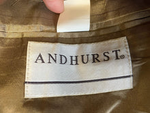 Load image into Gallery viewer, Andhurst Sport Coat Mens 44L Black Yellow Tweed Breasted 100% Wool Suit Blazer