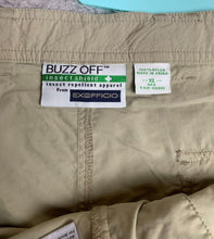 Load image into Gallery viewer, ExOfficio Pants Adult XL (43x32) Khaki Buzz Off Insect Shield Convertible Mens
