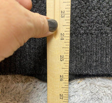 Load image into Gallery viewer, Pendleton Sweater Adult Large Charcoal Full Zip Shetland Wool Mock Neck Mens