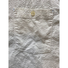 Load image into Gallery viewer, Tommy Bahama Shirt Adult Medium Ivory Seersucker Button Up Short Sleeve Mens