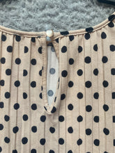 Load image into Gallery viewer, Adrianna Papell Shirt Women Extra Large Oversized Boxy Hippie Polkadots Blouse