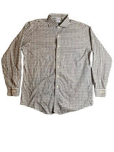 Load image into Gallery viewer, Brooks Brothers 346 Shirt Adult 16.5 4/5 Gray White Slim Fit Non Iron Dress Mens