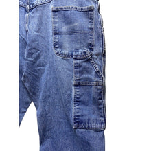 Load image into Gallery viewer, Wrangler Carpenter Jeans Adult 42x30 Relaxed Utility Baggy Work Denim Blue Mens