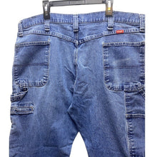 Load image into Gallery viewer, Wrangler Carpenter Jeans Adult 42x30 Relaxed Utility Baggy Work Denim Blue Mens