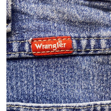 Load image into Gallery viewer, Wrangler Carpenter Jeans Adult 42x30 Relaxed Utility Baggy Work Denim Blue Mens