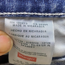 Load image into Gallery viewer, Wrangler Carpenter Jeans Adult 42x30 Relaxed Utility Baggy Work Denim Blue Mens