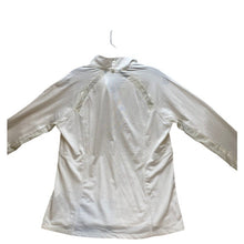 Load image into Gallery viewer, Ariat Shirt Womens Large White 1/4 Snaps Athleisure Sportswear Performance Lady