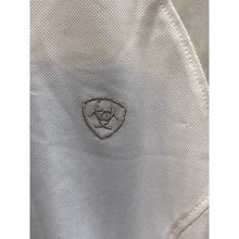 Load image into Gallery viewer, Ariat Shirt Womens Large White 1/4 Snaps Athleisure Sportswear Performance Lady
