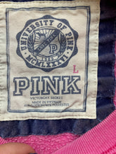 Load image into Gallery viewer, Victoria's Secret Sweatshirt Womens Large Univ of Pink Fleece Oversized Pullover