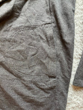 Load image into Gallery viewer, Pure J Jill Sweater Womens Large Gray Oversized Waterfall Open Front Cardigan