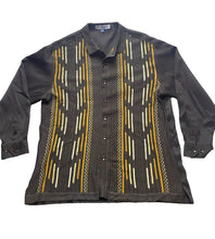 Load image into Gallery viewer, Michael Irvin 88 Shirt Adult 3XL XXXL Brown Designer Retro Knit Rayon Mens