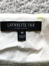 Load image into Gallery viewer, Lafayette 148 New York Shirt Womens Medium Gray Oversized Boxy Blouse Ladies