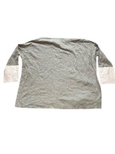 Load image into Gallery viewer, Lafayette 148 New York Shirt Womens Medium Gray Oversized Boxy Blouse Ladies