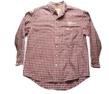 Load image into Gallery viewer, Mossy Oak Shirt Adult Large Button Up Long Sleeve Plaid Flannel Embroidered Mens