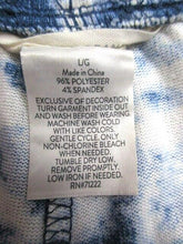 Load image into Gallery viewer, Lucky Brand Shorts Womens Large Blue Tie Dye Loungewear Soft Drawstring Spandex