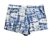 Load image into Gallery viewer, Lucky Brand Shorts Womens Large Blue Tie Dye Loungewear Soft Drawstring Spandex