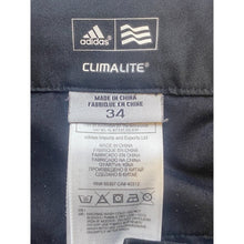 Load image into Gallery viewer, Adidas Shorts Adult 34 ClimaLite Flat Front Golf Performance Athletic Black Mens