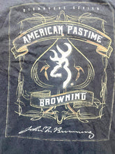 Load image into Gallery viewer, Browning Shirt Adult Medium Black American Pastime Signature Series Hunting Mens