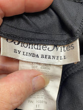 Load image into Gallery viewer, Blondie Nites Pin-Up Dress Womens 11 Black White Polkadots Halter Cocktail Lady