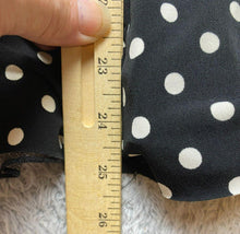 Load image into Gallery viewer, Blondie Nites Pin-Up Dress Womens 11 Black White Polkadots Halter Cocktail Lady