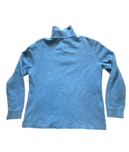 Load image into Gallery viewer, POLO Ralph Lauren Sweater Adult Medium Slate Blue 1/4 Zip Mock Neck Red Pony Men