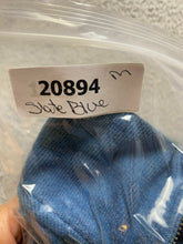 Load image into Gallery viewer, POLO Ralph Lauren Sweater Adult Medium Slate Blue 1/4 Zip Mock Neck Red Pony Men