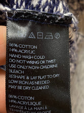 Load image into Gallery viewer, CPO Provisions Sweater Adult Medium Navy Ivory Knitted Pocket Outerwear Mens