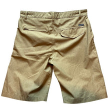 Load image into Gallery viewer, Ron Jon Shorts Mens 34 Surf Shop Hybrid Casual Walk Khaki Back Zip Pocket