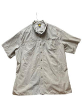 Load image into Gallery viewer, Eddie Bauer Shirt Adult Extra Large Gray Travex Button Up Nylon Mesh Hiking Mens