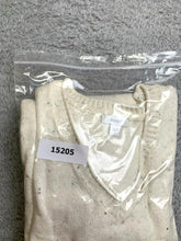 Load image into Gallery viewer, J Jill Sweater Womens Medium Off White V-Neck Oversized Boxy Outerwear Ladies