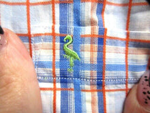 Load image into Gallery viewer, Tailorbyrd Shirt Adult XLT Extra Large Tall Blue Orange Button Up Flamingo Mens
