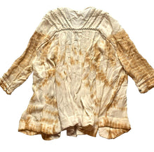 Load image into Gallery viewer, Free People Shirt Womens Small Tie Dye Oversized Lagenlook Boxy Viscose Boho