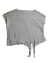 Load image into Gallery viewer, Rachel Zoe Shirt Womens Extra Large Blue Oversized Button Up Tie 100% Linen Lady