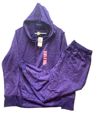 Load image into Gallery viewer, Kiwi Kate Track Suit Womens 2XL Rayon Spandex Active Hoodie Jogger Pants NWT