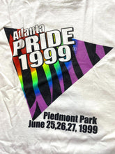 Load image into Gallery viewer, VTG Atlanta Pride Shirt Adult Extra Large LGBTQ Rainbow Piedmont Park 90s Mens