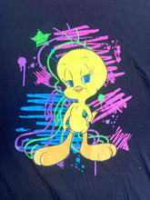 Load image into Gallery viewer, Tweety Bird Shirt Womens 2XL Black Ladies Sleepwear Tunic Sleepshirt Warner Bros