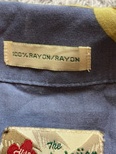 Load image into Gallery viewer, Hilo Hattie Shirt Adult Extra Large Button Up Camp AOP Bamboo Hawaiian Rayon Men