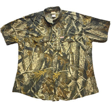 Load image into Gallery viewer, VTG Woolrich Shirt Adult Extra Large Wooden Camo Button Up Outdoor Hunting Mens