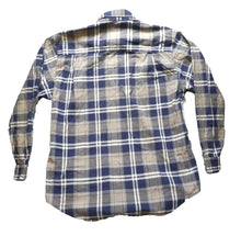Load image into Gallery viewer, Bugle Boy Shirt Adult Medium Button Up Long Sleeve Plaid No Wrinkle Casual Mens
