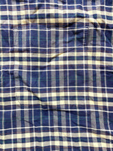 Load image into Gallery viewer, Munsingwear Shirt Adult Extra Large Blue Button Up Plaid Casual Collared Mens