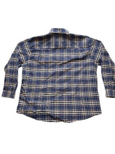 Load image into Gallery viewer, Munsingwear Shirt Adult Extra Large Blue Button Up Plaid Casual Collared Mens