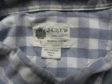 Load image into Gallery viewer, J Crew Shirt Adult Large Button Up Washed Casual Shirtings Long Sleeve Mens