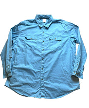 Load image into Gallery viewer, Insect Shield Shirt Adult 3XL XXXL Blue Button Up Repellent Apparel Pocket Mens