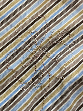 Load image into Gallery viewer, Carbon Shirt Adult Medium Wild Abstract Striped Button Up Embroidered Flower Men