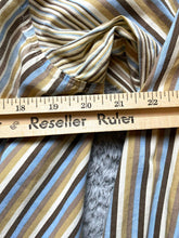 Load image into Gallery viewer, Carbon Shirt Adult Medium Wild Abstract Striped Button Up Embroidered Flower Men