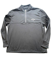 Load image into Gallery viewer, Callaway Shirt Adult Extra Large Black Weather Series Golf 1/4 Zip Pullover Mens