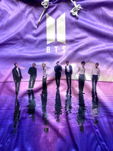 Load image into Gallery viewer, BTS Sweatshirt Adult Large Purple Pink Hoodie Sweater 3D K-POP Fan Pullover Mens