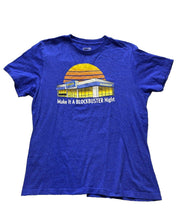 Load image into Gallery viewer, Blockbuster Video Shirt Adult Medium Blue Make It A Night Y2K Retro 90s Mens