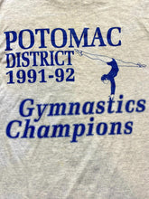 Load image into Gallery viewer, VTG Fairfax Gymnastics Shirt Womens Medium Potomac District Single Stitch 90s